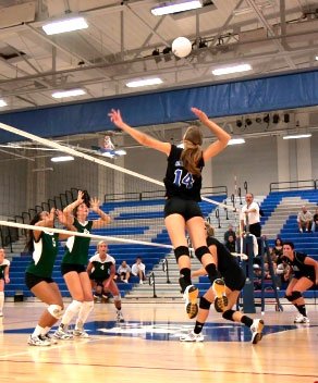 women's volleyball game